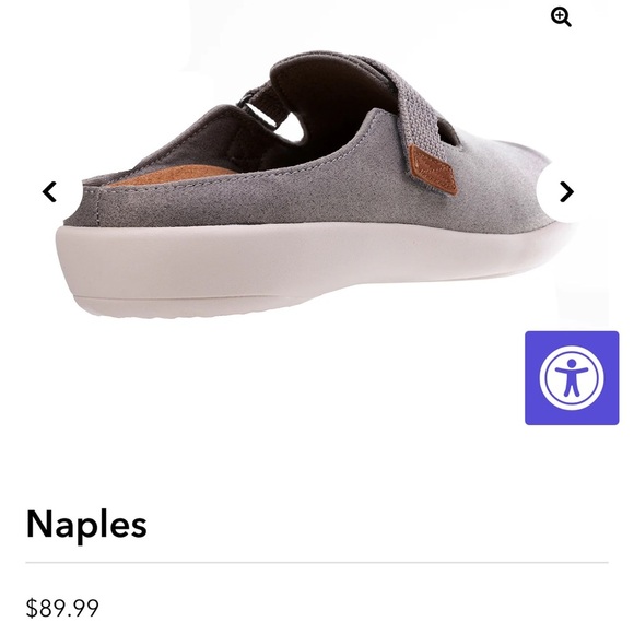 WACO | Revitalign Naples NIB grey shoes mules SZ 5.5 - Picture 4 of 10